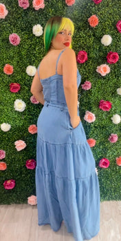Maxi Denim Dress