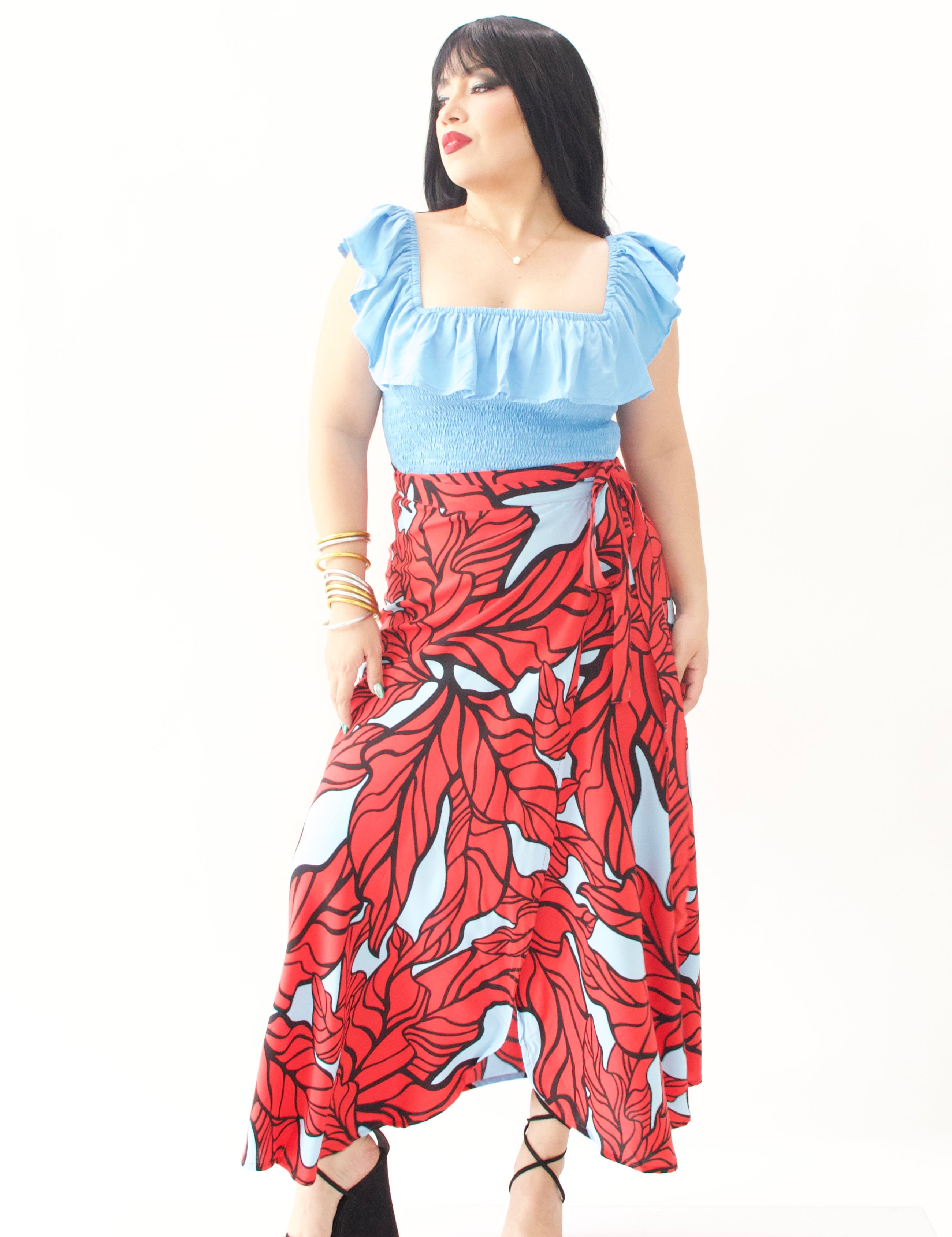 Long Skirt Wrap
