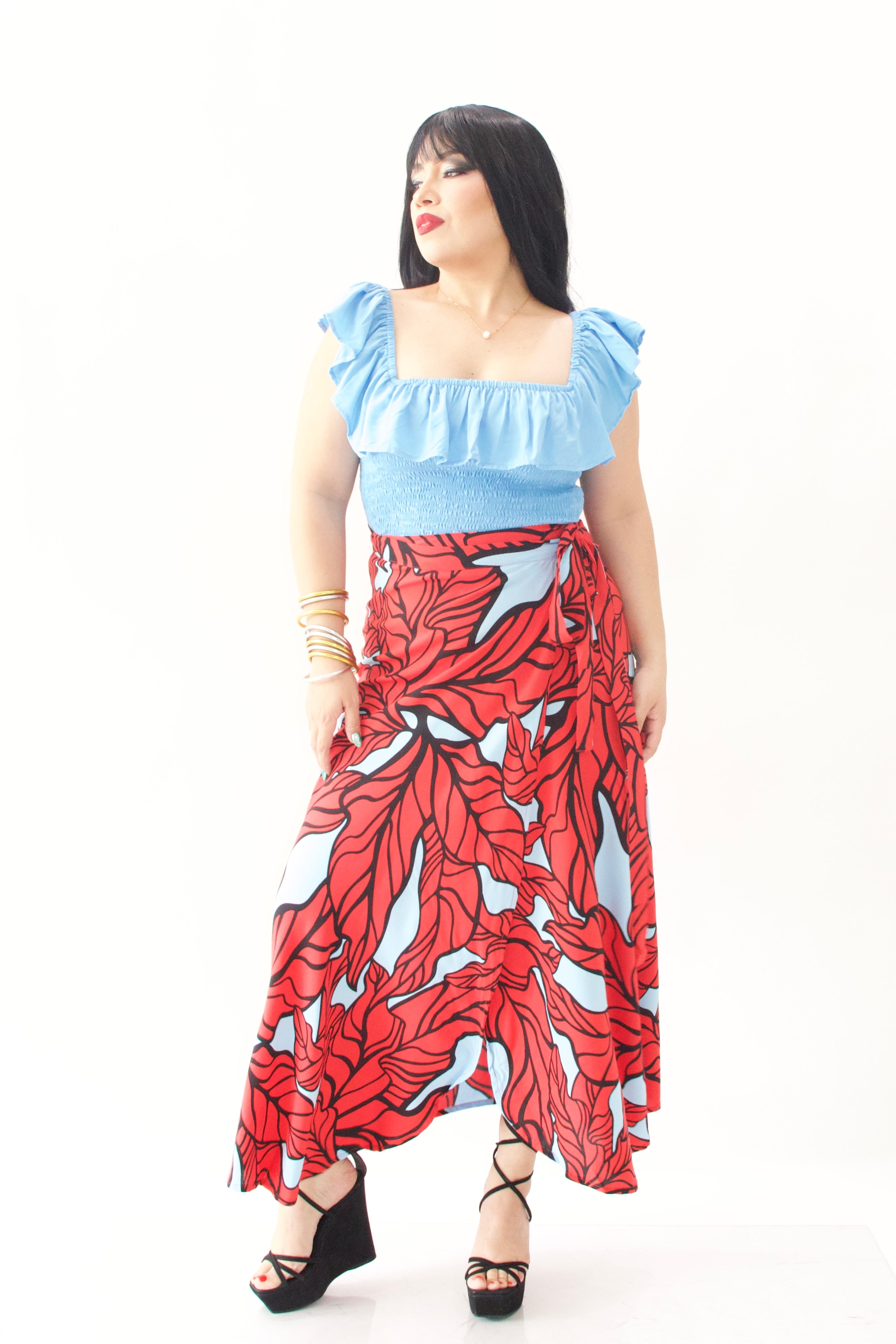 Long Skirt Wrap