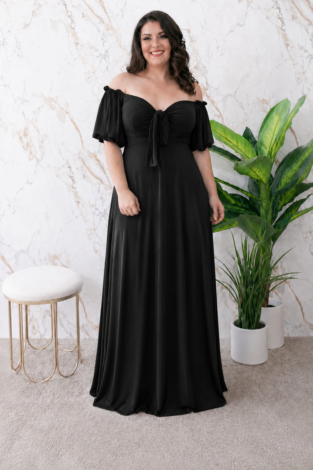 Long dres Monica