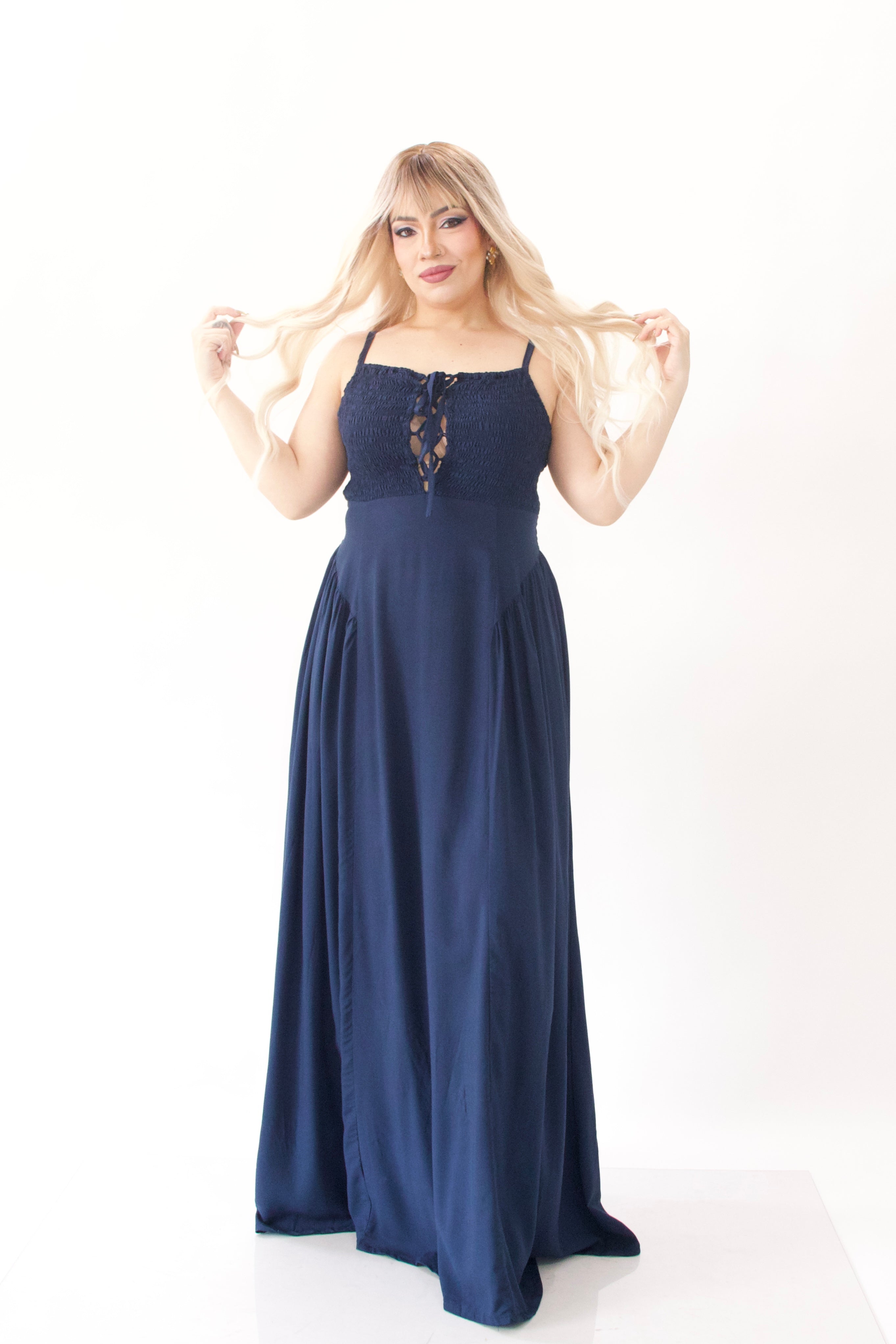 Long Dress Ikat