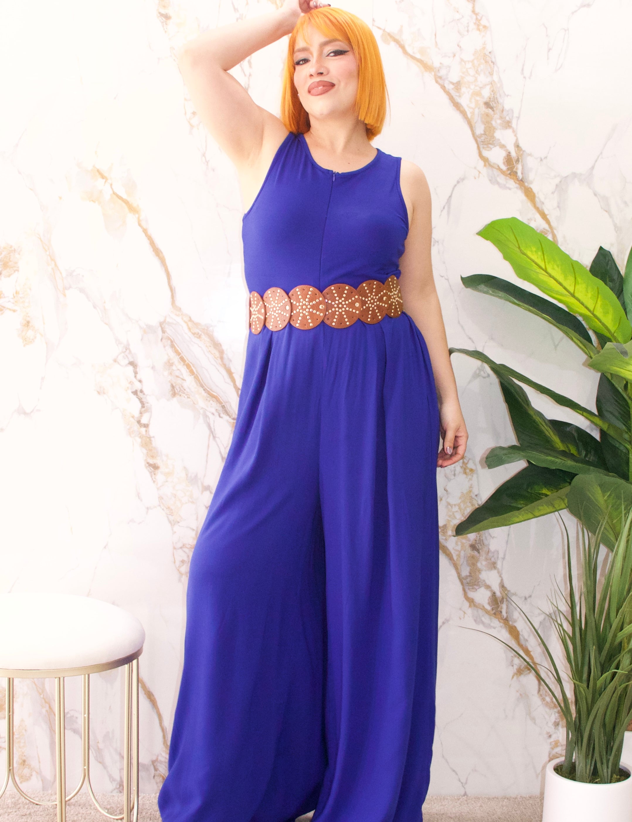 Long jumpsuit Zipper