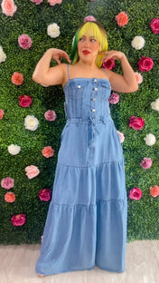 Maxi Denim Dress