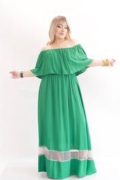 Long dress Paraíso (mesh)