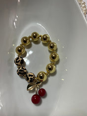 Cherry Leopard Bracelet