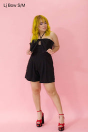 Short Jumpsuit Bow